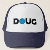 Doug bowlinghoed trucker pet (Voorkant)