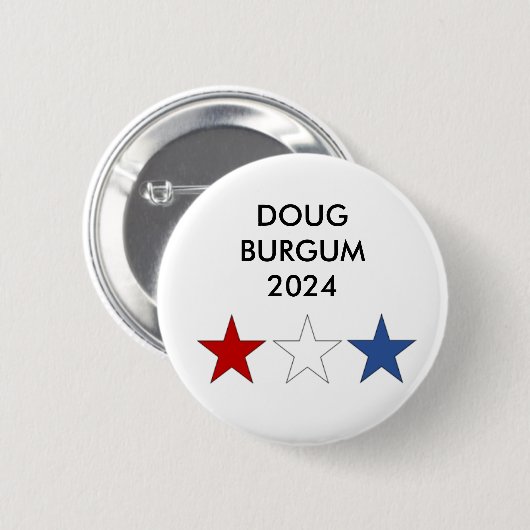 Doug Burgum voor President 2024 Button (Voorkant /achterkant)