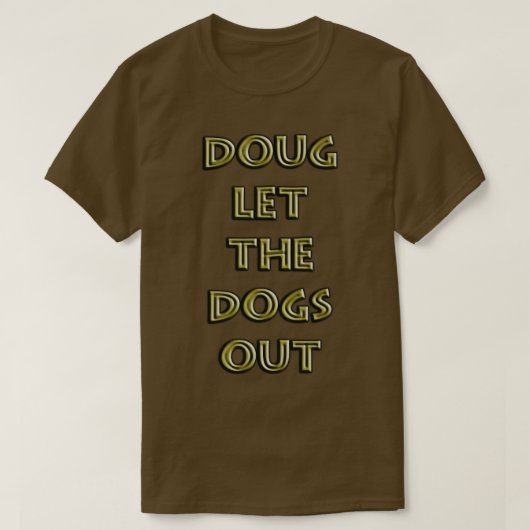 Doug deed het t-shirt (Design voorkant)