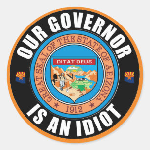 Doug Ducey is een idioot Ronde Sticker