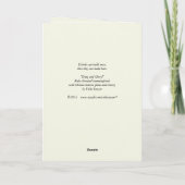 Doug en Cheryl hummingbird card Kaart (Achterkant)