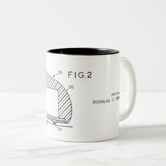 Doug Engelbart's muispatent - de mok (Voorkant rechts)