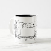 Doug Engelbart's muispatent - de mok (Voorkant links)