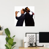 Doug Judy and Jake Peralta Brooklyn 99 Karaoke Poster (Thuiskantoor)