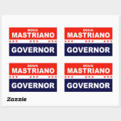 Doug Mastriano Gouverneur Pennsylvania Rechthoekige Sticker (Vel)