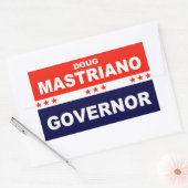 Doug Mastriano Gouverneur Pennsylvania Rechthoekige Sticker (Envelop)