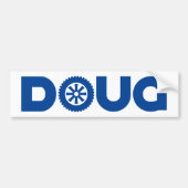Doug Petrol Head Bumpersticker (Voorkant)