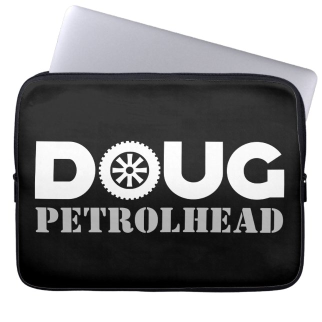 Doug Petrol Head Laptop Sleeve (Voorkant)