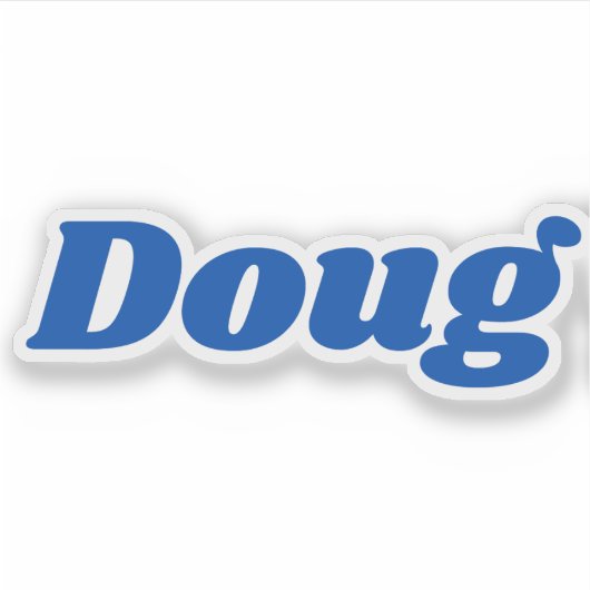 Doug Sticker (Voorkant)