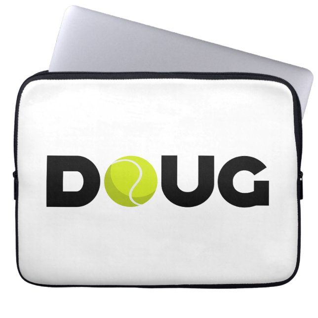 Doug Tennis Laptop Sleeve (Voorkant)