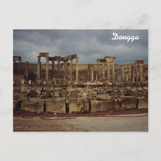 Dougga - Tunesië Briefkaart (Voorkant)