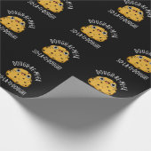 Dough-Re-Mi Funny Music Dough Pun Dark BG Cadeaupapier (Hoek)