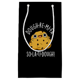 Dough-Re-Mi Funny Music Dough Pun Dark BG Klein Cadeauzakje