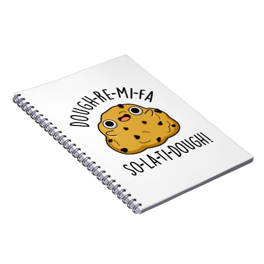 Dough-Re-Mi Grappige Muziek Deeg Punt Notitieboek (Rechterzijde)