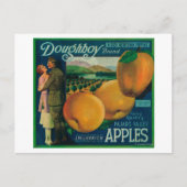 Doughboy Apple Crate LabelWatsonville, CA Briefkaart (Voorkant)