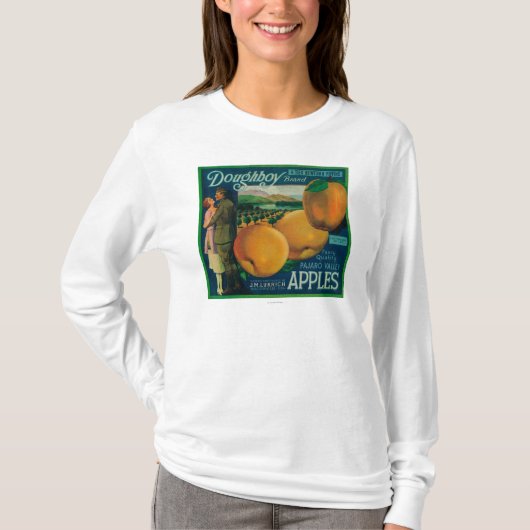 Doughboy Apple Crate LabelWatsonville, CA T-shirt (Voorkant)