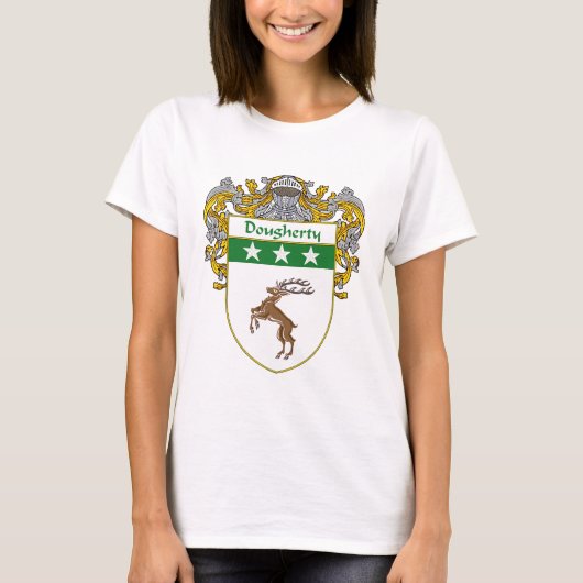 Dougherty Coat of Arms (Beheerd) T-shirt (Voorkant)