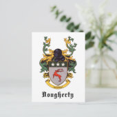 Dougherty Coat of Arms Briefkaart (Staand voorkant)