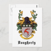Dougherty Coat of Arms Briefkaart (Voorkant / Achterkant)