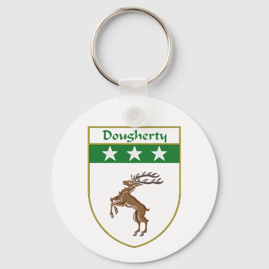 Dougherty Coat of Arms/Family Crest Sleutelhanger (Voorkant)