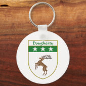 Dougherty Coat of Arms/Family Crest Sleutelhanger (Voorkant)