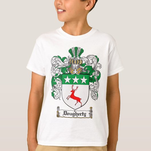 DOUGHERTY FAMILIY CREST - DOUGHERTY COAT WAPENS T-SHIRT (Voorkant)
