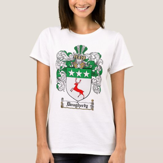 DOUGHERTY FAMILIY CREST - DOUGHERTY COAT WAPENS T-SHIRT (Voorkant)