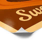 Doughlight Retro Donut Coffee Poster (Hoek)