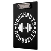 Doughnoten en paraplu's - Carbs - Funny Workout Klembord (Links)