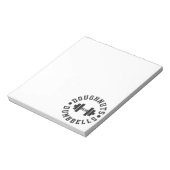 Doughnoten en paraplu's - Carbs - Funny Workout Notitieblok (Linkerzijde)