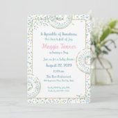 Doughnoten en Snoep Sprinkles Baby Shower Kaart (Staand voorkant)
