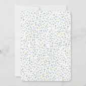 Doughnoten en Snoep Sprinkles Baby Shower Kaart (Achterkant)