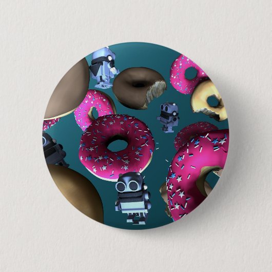 Doughnoten en Speelgoed Robot 03 Button (Voorkant)