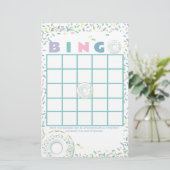 Doughnoten en Sprinkles Bingo Stationery Briefpapier (Staand voorkant)