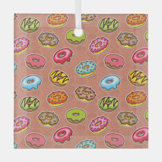 Doughnoten Glas Ornament (Voorkant)