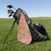 Doughnoten Golfhanddoek (Groen)