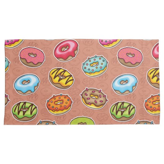 Doughnoten Kussensloop (Voorkant-Rechts)