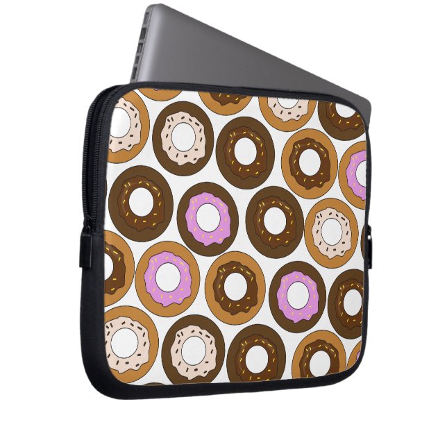 Doughnoten Laptop Sleeve (Voorkant Rechts)