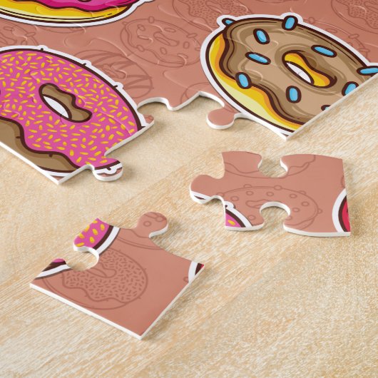 Doughnoten Legpuzzel (Zijkant)
