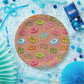 Doughnoten Papieren Bordje (Feest)