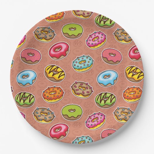 Doughnoten Papieren Bordje (Voorkant)