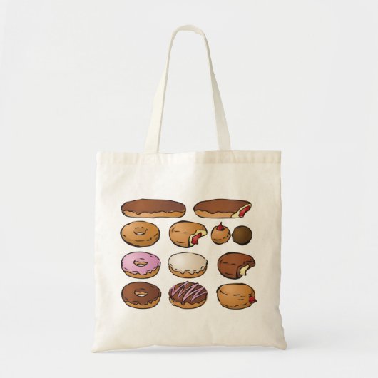 Doughnoten Tote Bag (Voorkant)