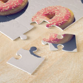 Doughnoten van een groep legpuzzel (Zijkant)