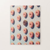 Doughnoten van een groep legpuzzel (Verticaal)