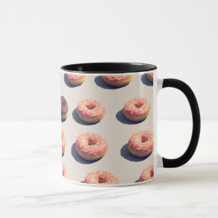 Doughnoten van een groep mok