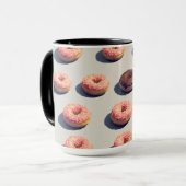 Doughnoten van een groep mok (Voorkant links)