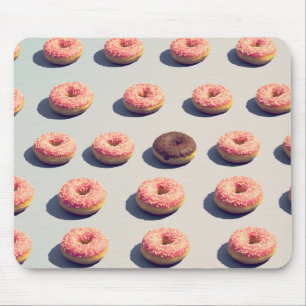 Doughnoten van een groep muismat