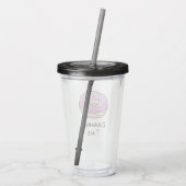 Doughnut Acrylaat Tumbler Acryl Drinkbeker (Achterkant)