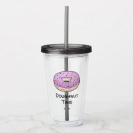 Doughnut Acrylaat Tumbler Acryl Drinkbeker
