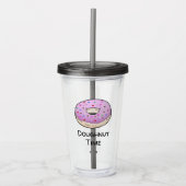 Doughnut Acryltumbler Acryl Drinkbeker (Voorkant)